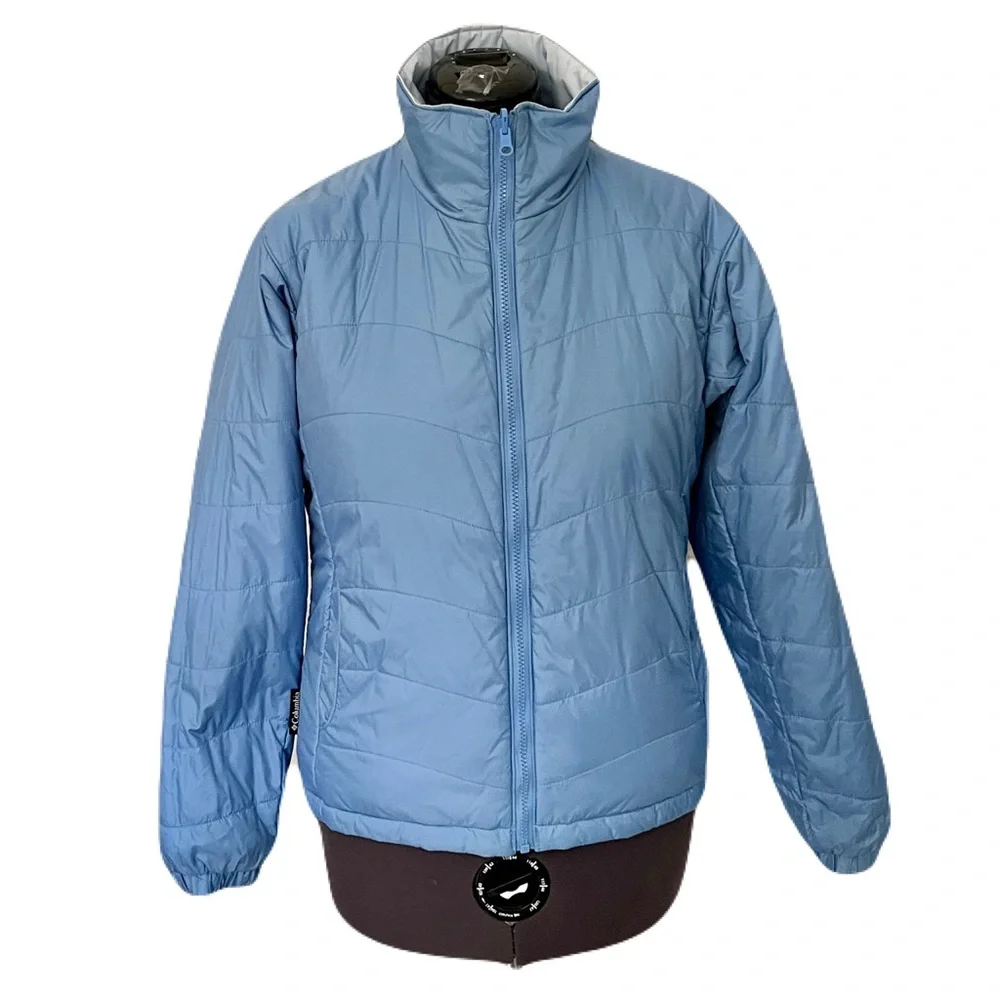 Columbia 4-in-1 Powder Blue Interchange Hooded Jacket, Size M